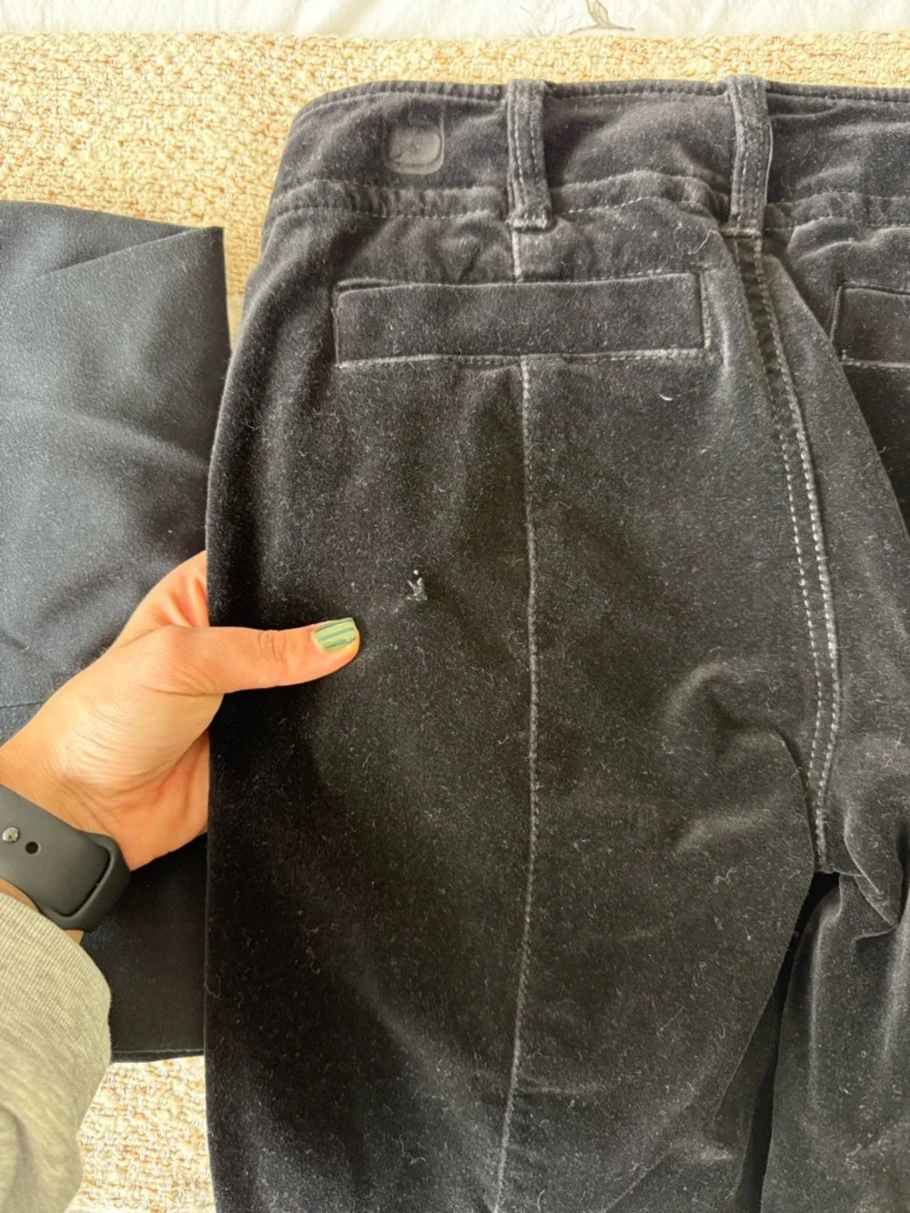 Sanctuary Supernova Velvet Wide Leg Pant